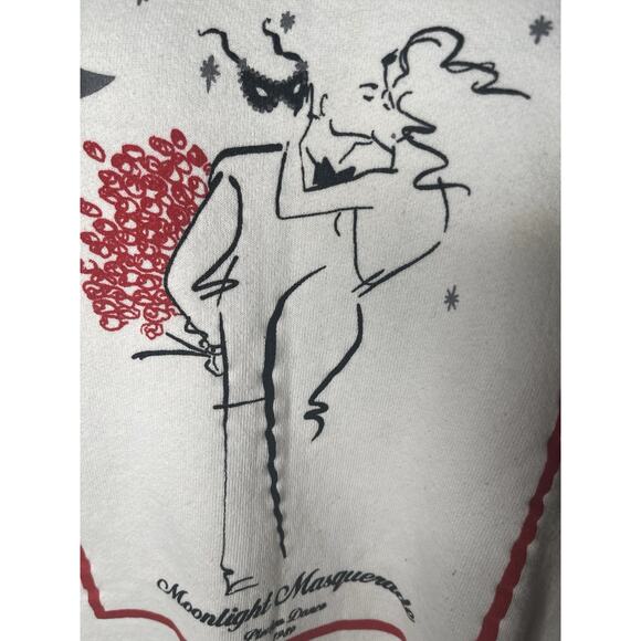 Alpha Gamma Delta Moonlight Masquerade Pledge Dance Sweatshirt Vintage 1989 - Picture 4 of 12